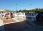 Una delle proteste davanti alla sede della Regione