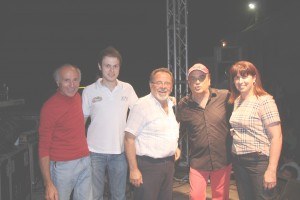 Gigione ed alcuni dirigenti della Pro loco di Piediripa