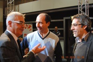 Romano Carancini con Flavio Mucciante direttore di radio 2 rai Romano-Carancini-con-Flavio-Mucciante-direttore-di-radio-2-rai-300x200
