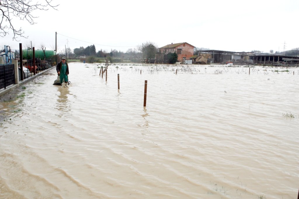 I danni dell'alluvione dello scorso anno