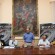 Il sindaco Corvatta durante la presentazione di Popsopgia con Alfredo Di Lupidio, Evio Hermas Ercoli,  Giulio Silenzi e Giacomo Saracco