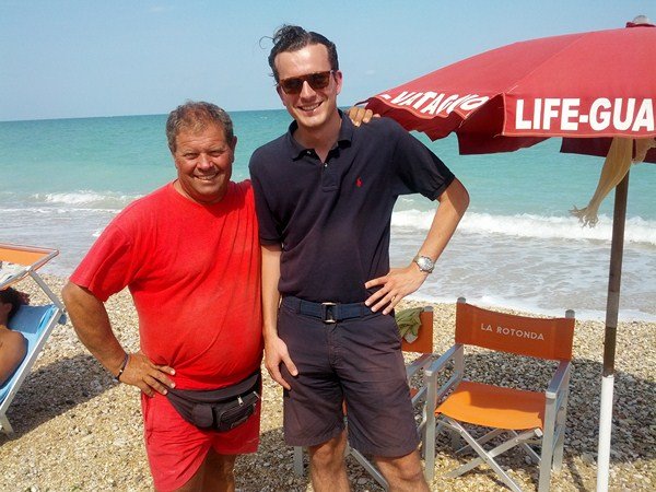 Bicchierò con un turista francese Bicchierò-con-un-turista-francese