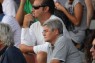 Il presidente della Maceratese Maria Francesca Tardella in tribuna all'Helvia Recina nel match contro l'Ancona