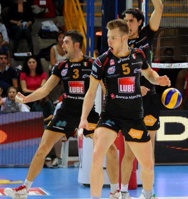 Lo schiacciatore della Lube Ivan Zaytsev