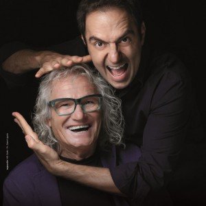 Neri Marcorè e Nazareno Rocchetti