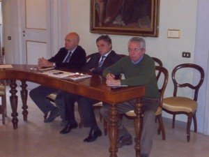 Un momento della conferenza stampa