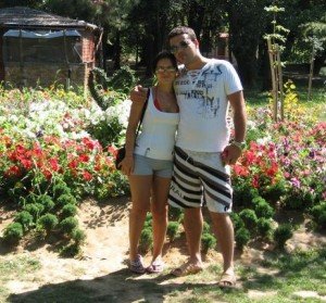 Giulia Baldassarri e il marito Sokol Ucaj