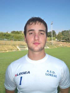 A - Mirko Minnucci portiere della Lorese