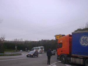 I carabinieri al casello di Loreto-Porto Recanati