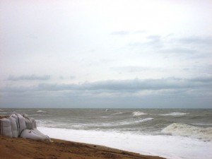 Il mare grosso sulla costa portorecanatese