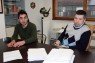 Luca Buldorini e l'avvocato Fabrizio Giustozzi