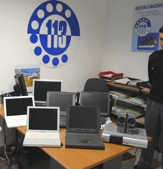 Computer recuperati dalla Polizia di Stato