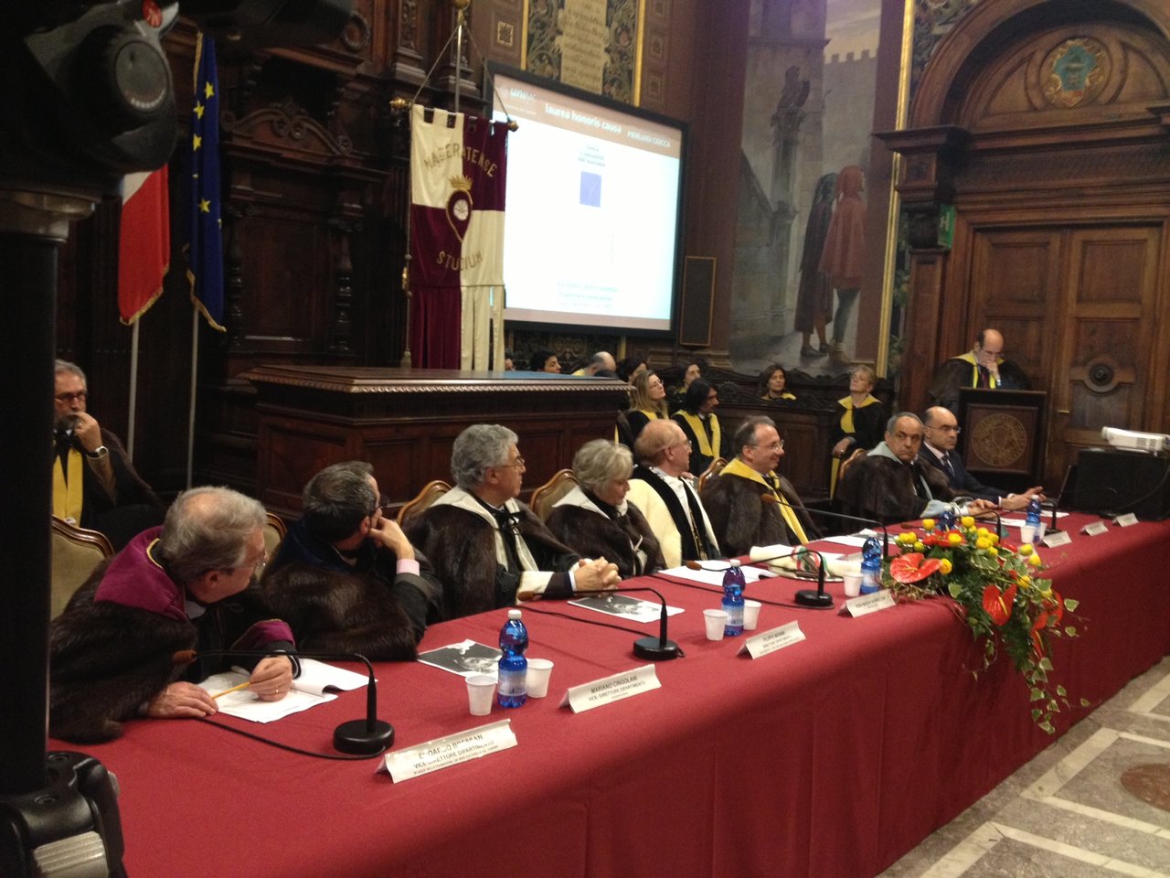 Consegna laurea honoris causa a Pierluigi Ciocca