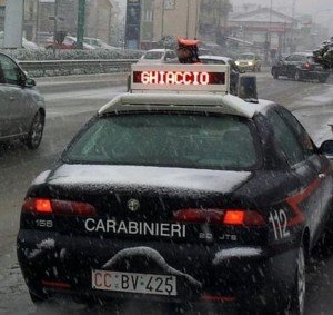 ghiaccio carabinieri