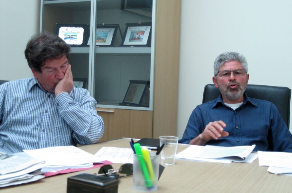 Da sinistra Flavio Rogani, presidente e Ad di Gas Marca e Sergio Cognigni Ad di Atac Da sinistra Flavio Rogani, presidente e Ad di Gas Marca e Sergio Cognigni Ad di Atac