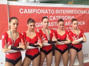 Le ragazze della Ginnastica Macerata