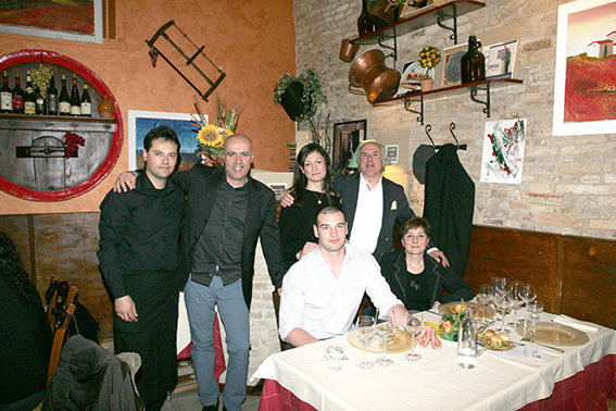 un momento della cena