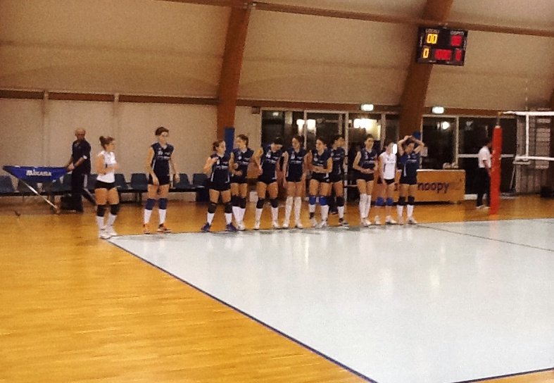 L'ingresso in campo della squadra