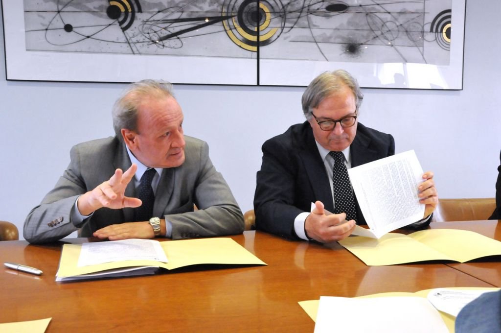 Gian Mario Spacca e  Pietro Marcolini