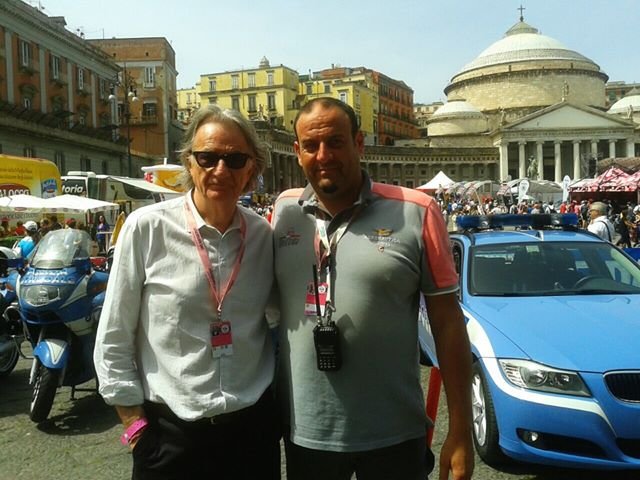 Marco Scarpetta e lo stilista Paul Smith