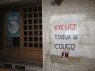 Le scritte contro il Ministro Kyenge