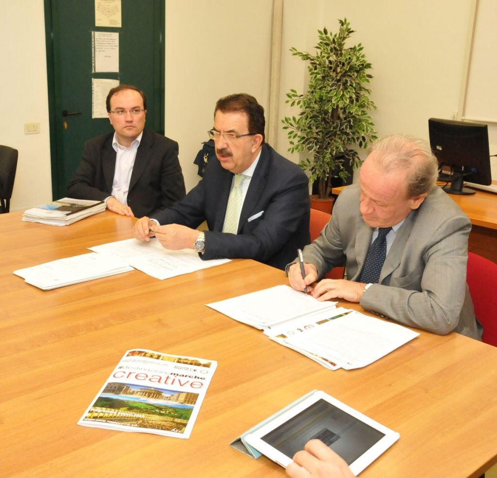 Presentazione dello stand della Regione Marche al Salone del Libro di Torino