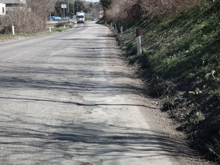 Un tratto della Provinciale 127