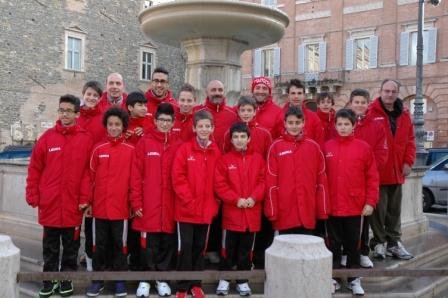 La formazione Esordienti della Polisportiva Matelica