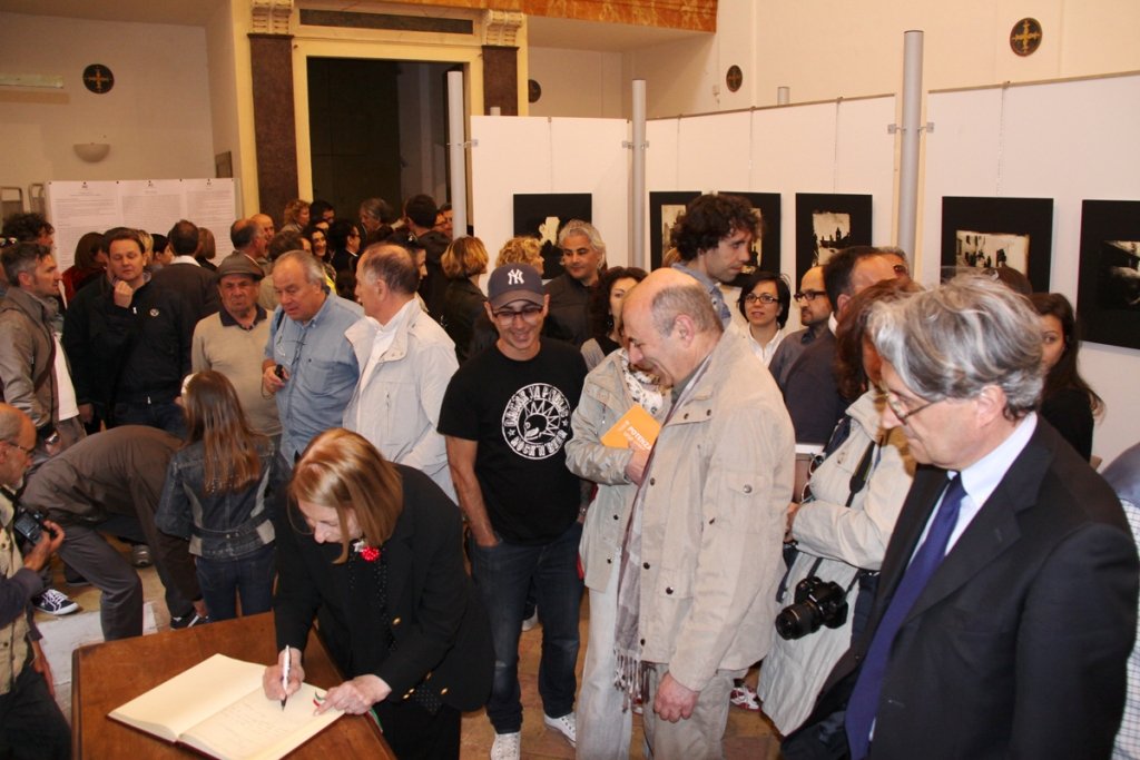 Gente all'inaugurazione
