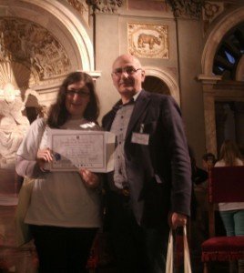 Maria Feola Nisetto insieme al Prof. Adriano Menchi