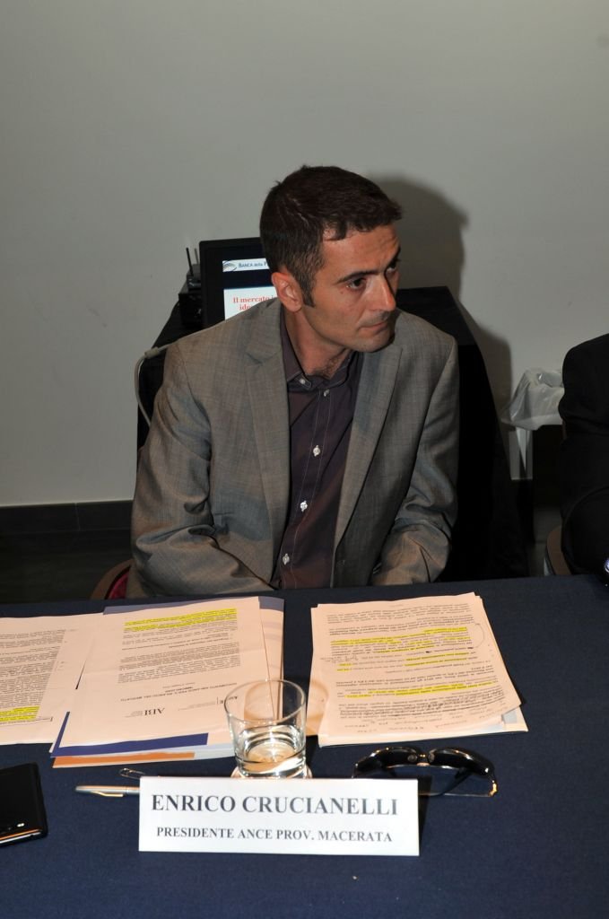 Enrico Crucianelli - Presidente A.N.C.E. della Provincia di Macerata