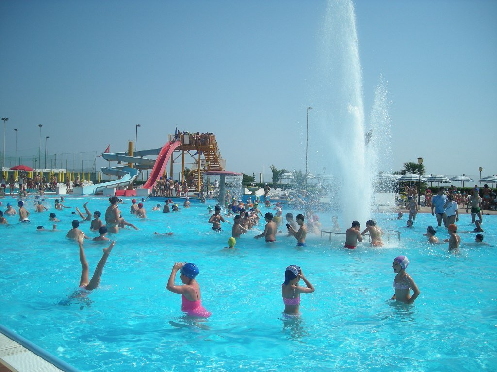 Una piscina del Malibù