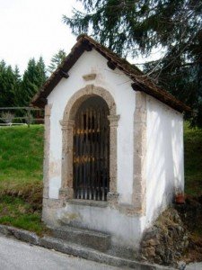 La cappella votiva in località Gabbiano