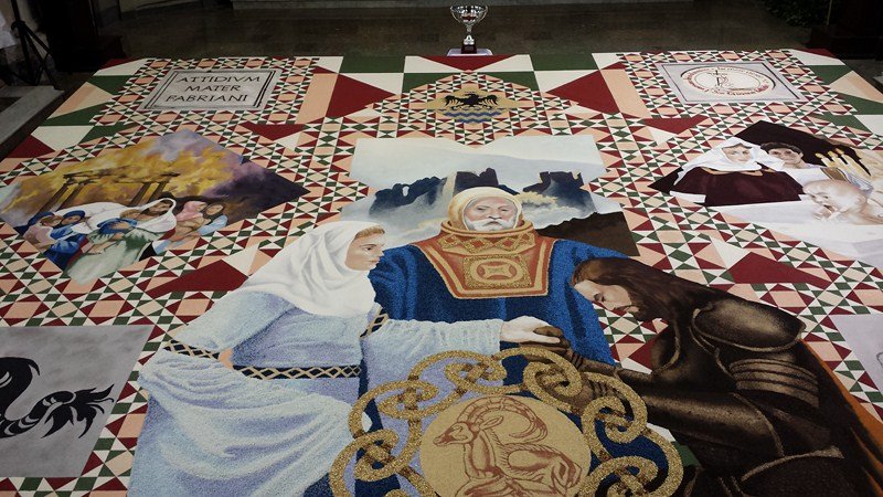 L'infiorata di Porta Cervara, vincitrice dell'edizione 2013