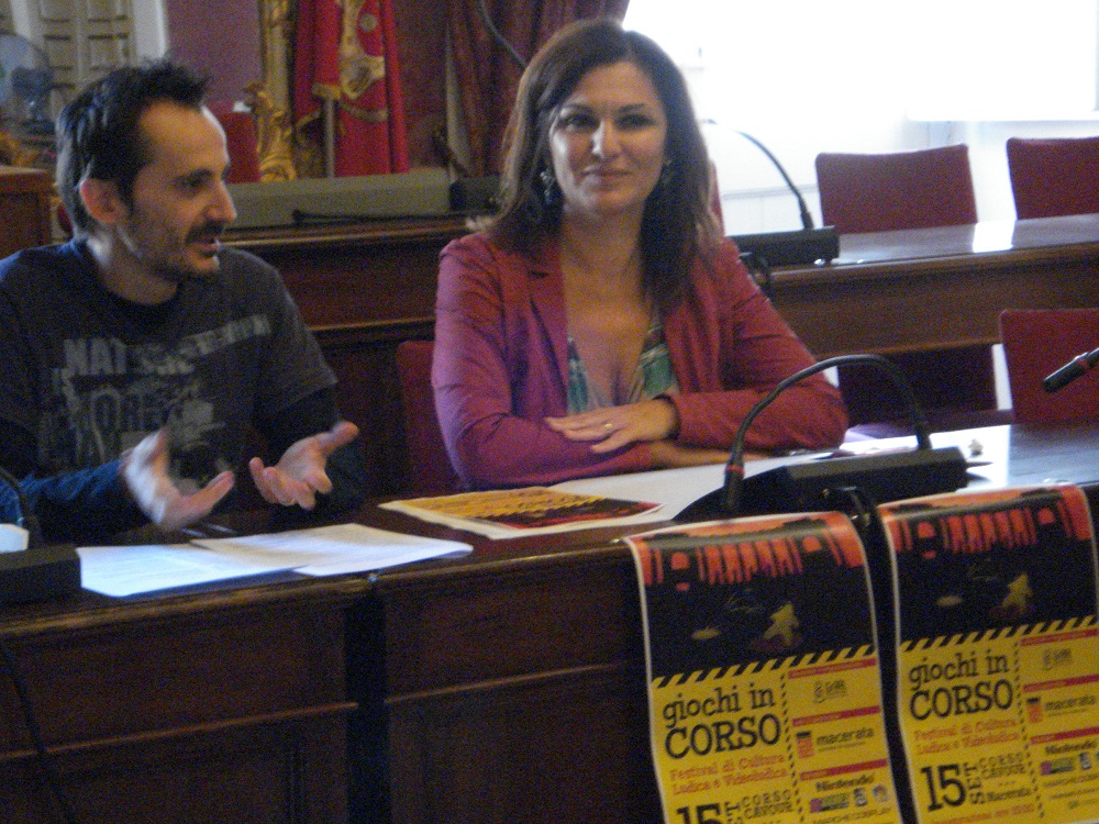 L'Assessore Stefania Monteverde e Simone Mazzetti, organizzatore della manifestazione