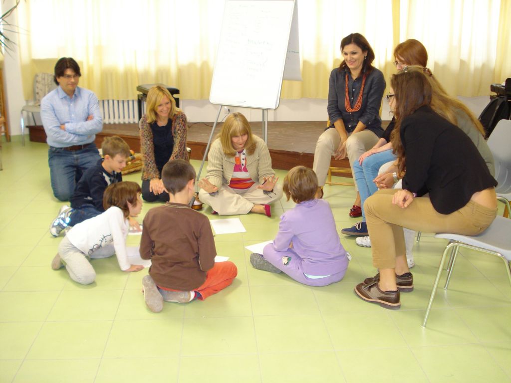 un momento del laboratorio di Susan Siman