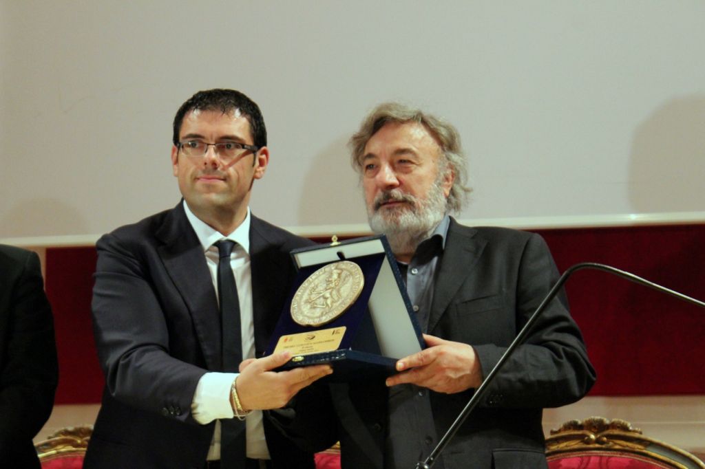 Il sindaco Fiordomo e Gianni Amelio