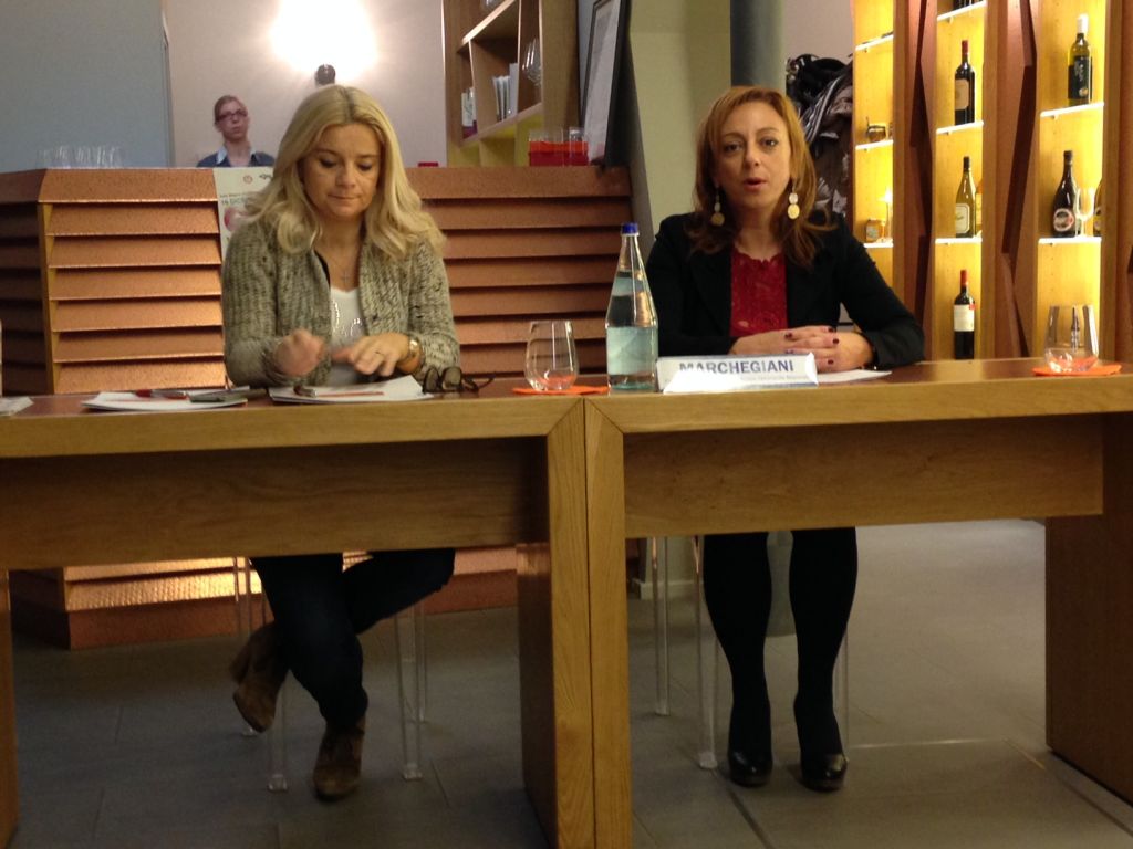 La dottoressa Lorenza Natali e la presidentessa del Comitato dell'Imprenditoria Femminile Ivana Marchegiani
