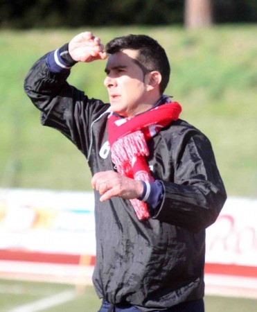 L'allenatore del Matelica Fabio Carucci