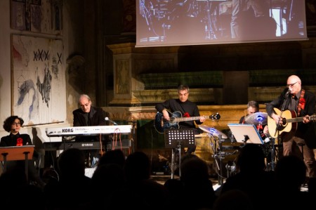 Lucrezia Ercoli, Vando Scheggia alla batteria e la band di Popsophia 1