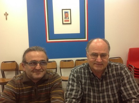 Antonio Trombetta (a sinistra) e Carmelo Ceselli