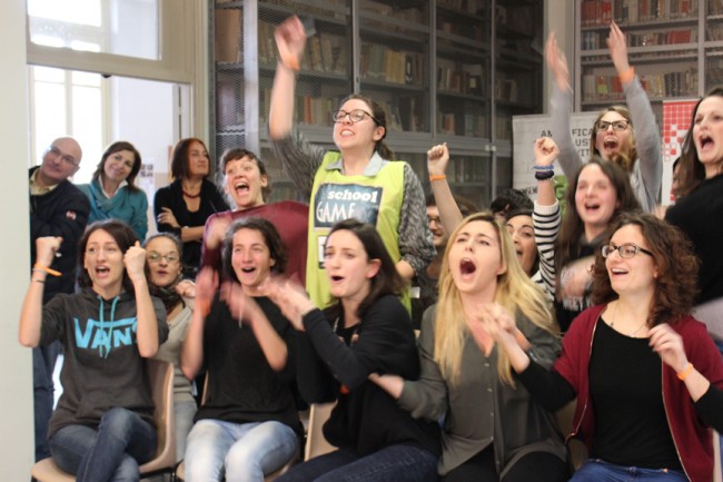 I ragazzi della 3a B del Liceo Classico Leopardi