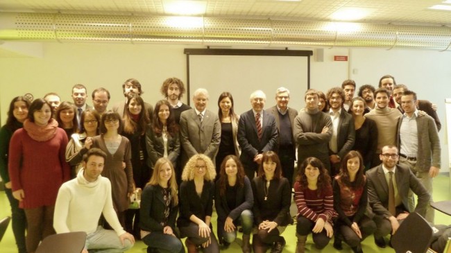 Il gruppo dei partecipanti al progetto Luci