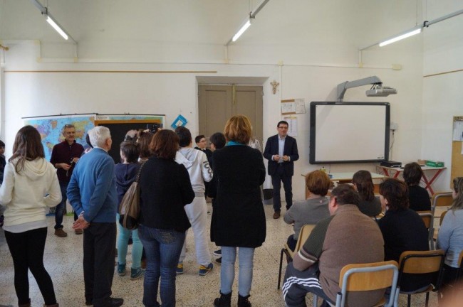 sindaco a scuola