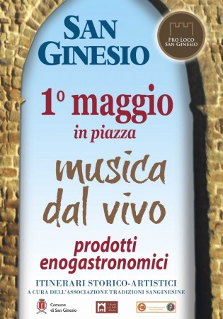 Locandina 1 maggio - San Ginesio