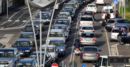 Traffico in tilt nel pomeriggio di ieri