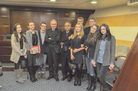 Il rettore Lacchè e il preside Adornato lo scorso gennaio a Mosca per firmare l'accordo con la più prestigiosa Universitù russa che permette permette agli studenti delle due università di conseguire un doppio titolo di laurea magistrale in “Public and Municipal Administration”