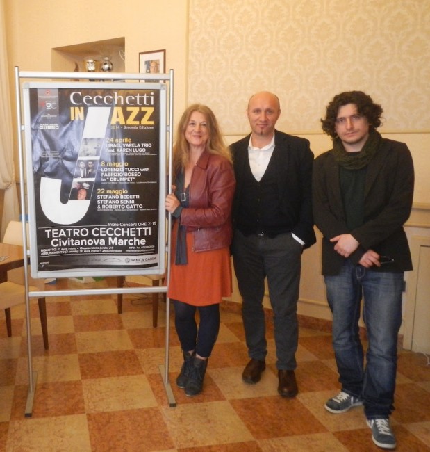 Nella foto Rosetta Martellini, Luca Scagnetti e Gianluca Diomedi