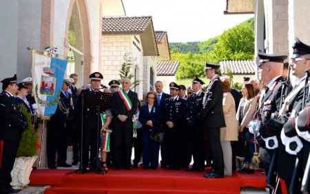 Il discorso del Generale Gallitelli durante la cerimonia 