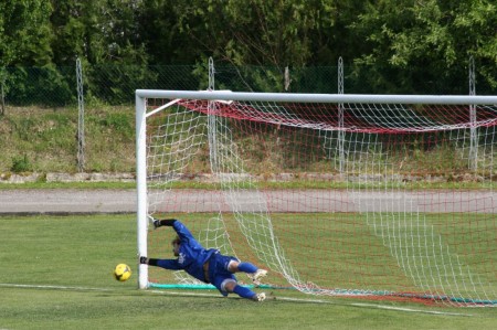 Il portiere del Matelica Filippo Spitoni